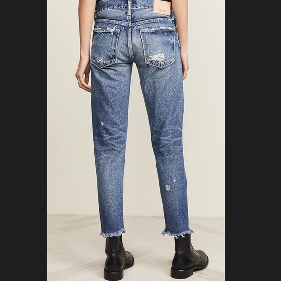 Moussy Vintage | Cropped Distressed Jeans | Size 25 - Picture 2 of 10
